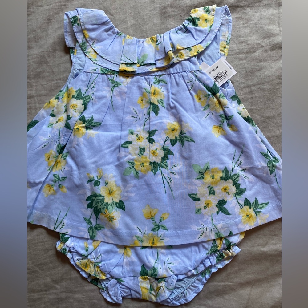 Janie and Jack Floral Romper